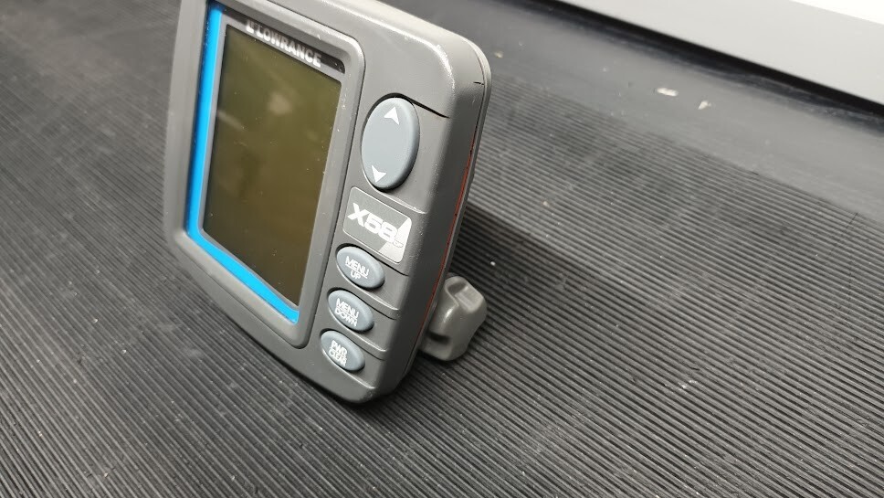 Lowrance X58 DF Fish Finder – Untested, Scratches, For Parts or Repair