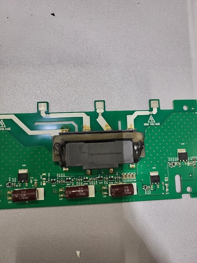 Model V298-5XX High Voltage Circuit Board - Untested for Parts or Repair