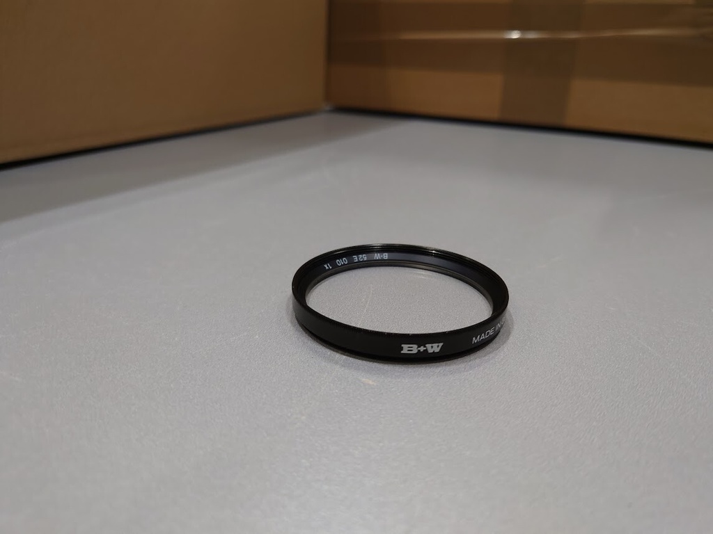 B+W, 52E 010 1x Made In Germany Lens Filter Used