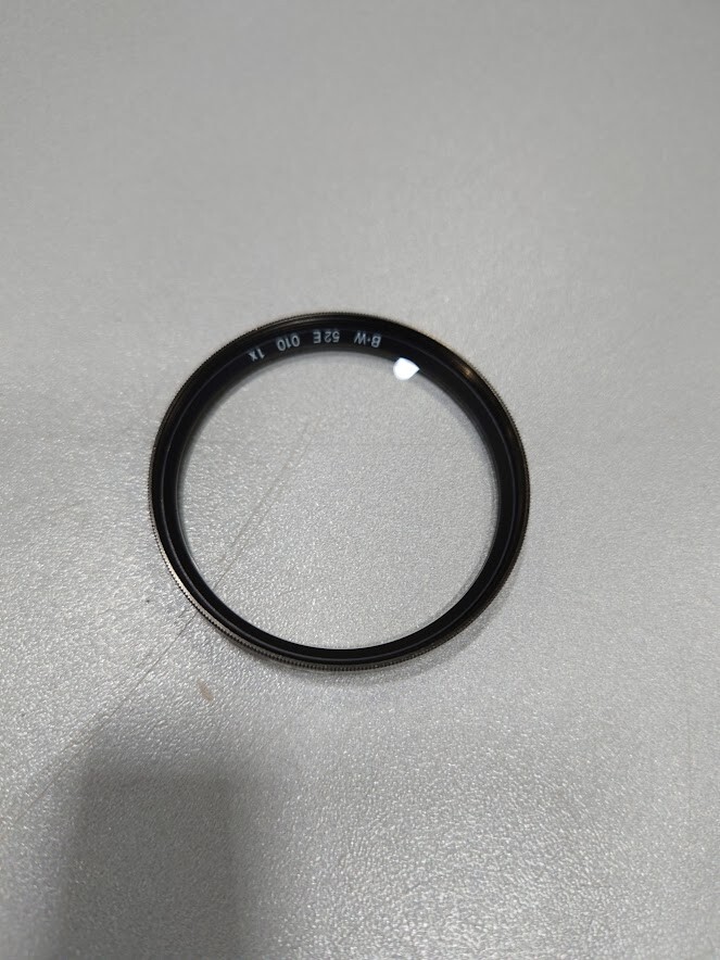 B+W, 52E 010 1x Made In Germany Lens Filter Used