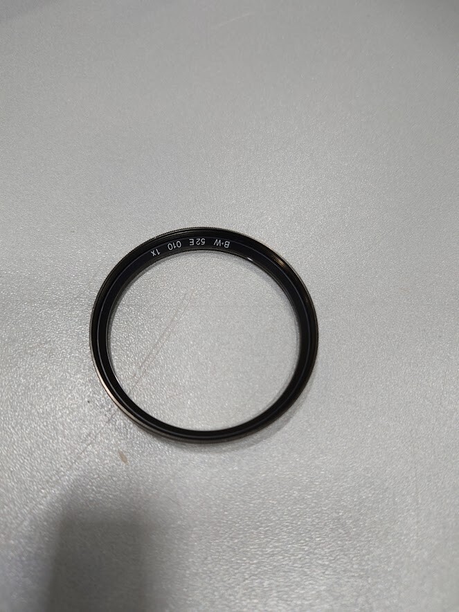 B+W, 52E 010 1x Made In Germany Lens Filter Used