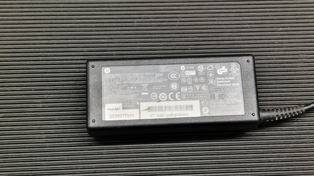HP PA-1650-32 AC Adapter 18.5V 3.5A Used Working Without Power Cord