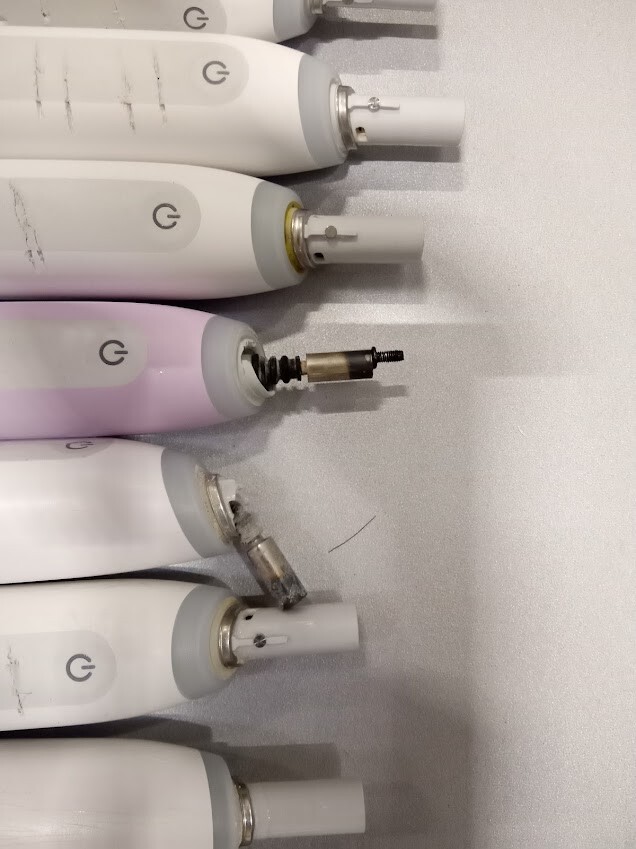 LOT of 10 Oral-B Teeth Brush iO TYPES 3794 & Charger 3757 Not working For parts