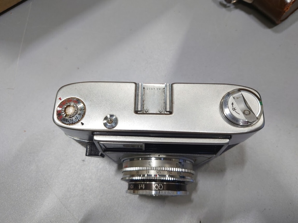 Vintage Agfa Prontor-Matic-P Selecta Camera 1:2.8/45 Germany + Case Not Working
