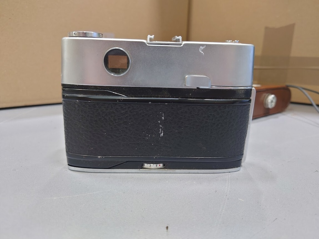 Vintage Agfa Prontor-Matic-P Selecta Camera 1:2.8/45 Germany + Case Not Working