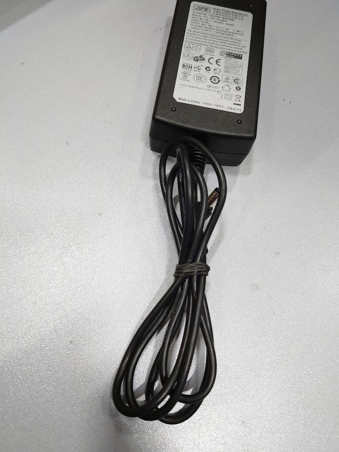 APD DA-60M12 AC Adapter 12V 5A Used Working Without Power Cord