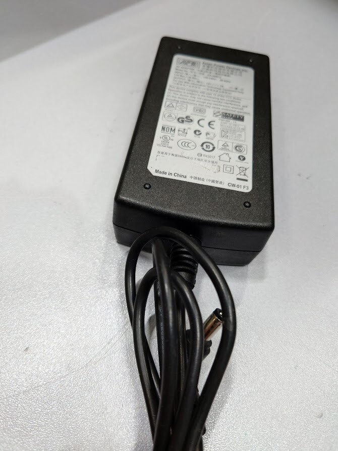 APD DA-60M12 AC Adapter 12V 5A Used Working Without Power Cord