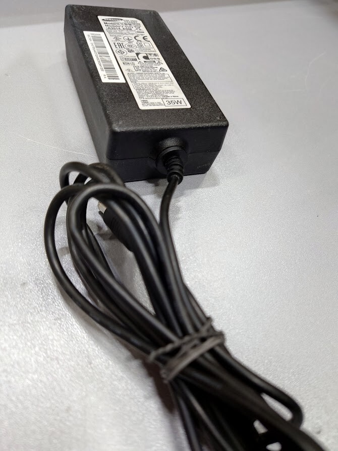 SAMSUNG A3514-ESM AC Adapter 14.0V 2.5A Used Working Without Power Cord