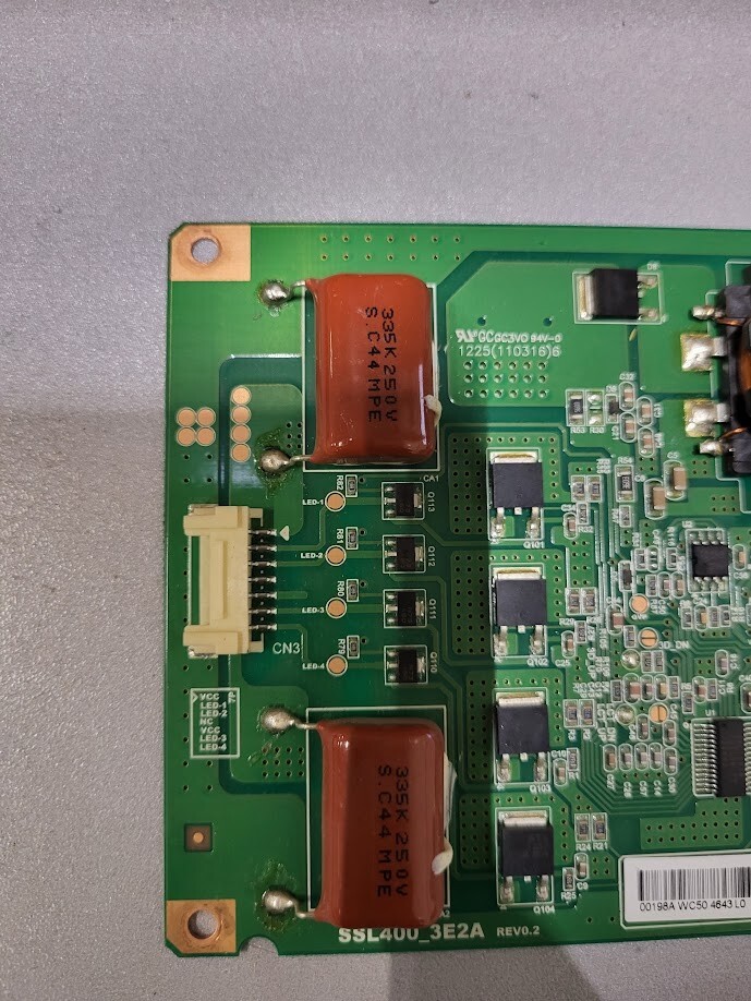 SSL400_3E2A Rev0.2 Power Supply Board | Ideal for Replacement & Repairs