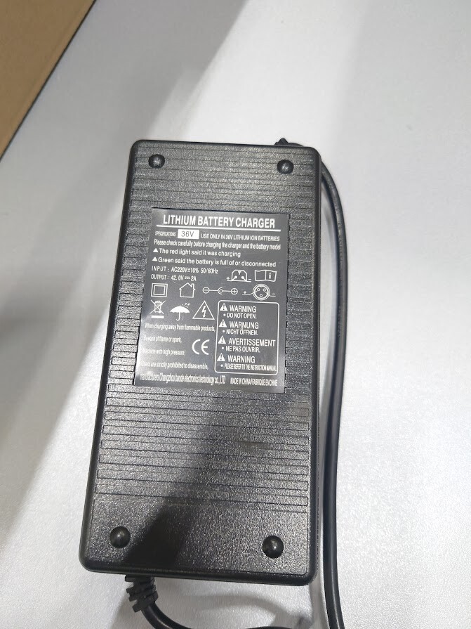Unbranded Lithium Battery Charger 42.0V 2A Used Working Without Power Cord
