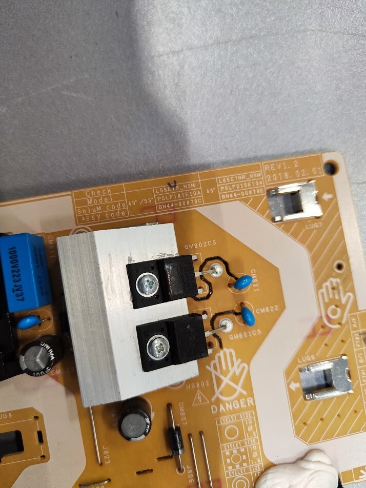 Samsung BN41-02636 Main Board with BN44-00878C Power Board for L55E7R NSM TV
