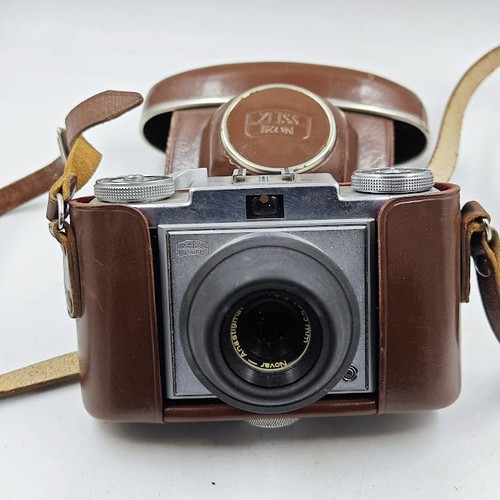 Vintage Zeiss Ikon 526/24 Camera - Untested, Includes Accessories