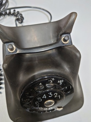 Vintage Kristian Kirks Rotary Phone - Working, No Box, Signs of Use