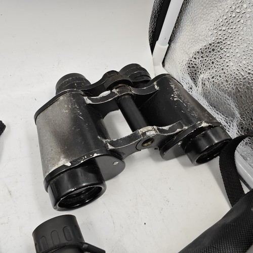 Lot of 5 Binoculars - For Parts, Various Damages, No Accessories