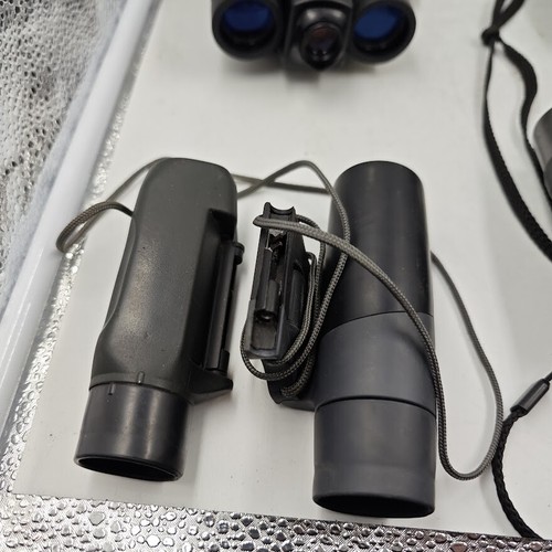 Lot of 5 Binoculars - For Parts, Various Damages, No Accessories