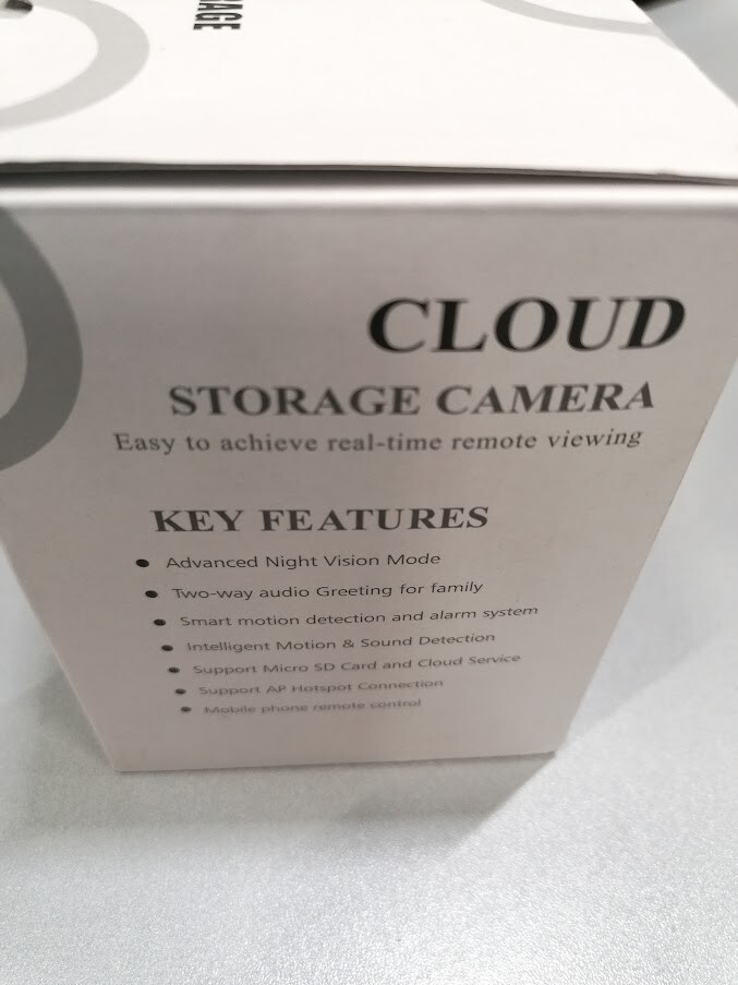 Cloud Storage Smart Camera V1365 White Not Working For Parts