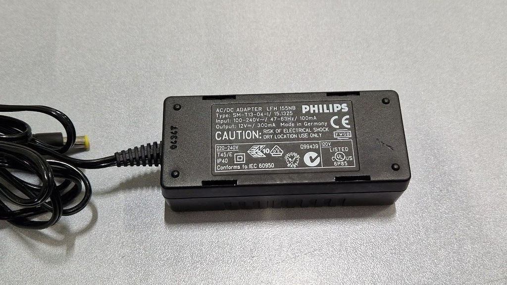 Philips SM-T13-04-I AC Adapter 12V 3A Used Working Without Power Cord