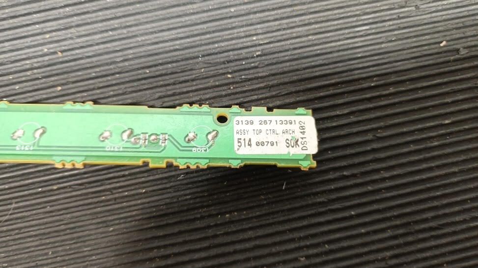 Untested Philips Circuit Board with Buttons - For Parts or Repair