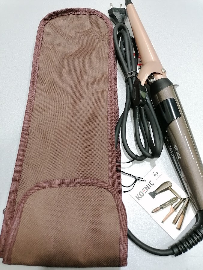 Koenic KHC 3310 Hair Curling Tong Brow Used Working Without Box