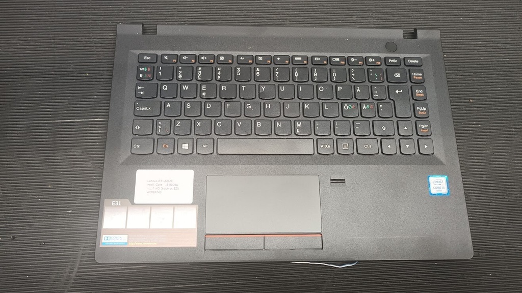 Lenovo E31-80MX Laptop - Intel Core i3-6006U, Working, For Parts, No SSD/Screen