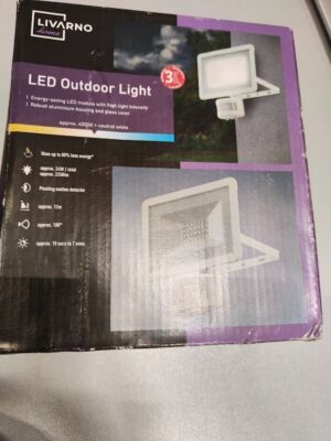 Livarno HG09757B LED Luz Exterior Pivotante Detector de Movimiento Aprox...