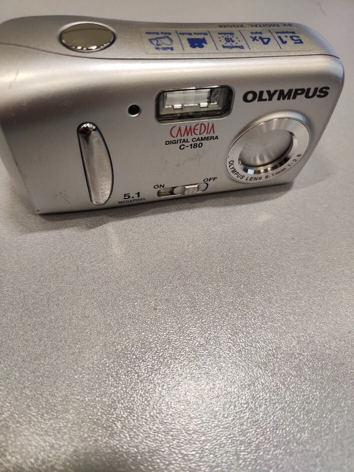 Olympus Camedia C-180 4X Digital Zoom 5.1MP Digital Camera Not Working For Parts