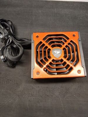 Cougar BXM850 850W Power Supply 240V Without Power Cord Used Working