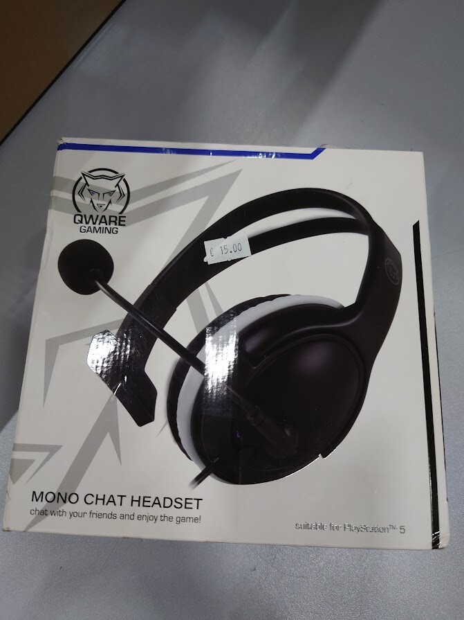 Qware QW PS5-5021 Gaming Mono Chat Headset Suitable For PS5 Used Working