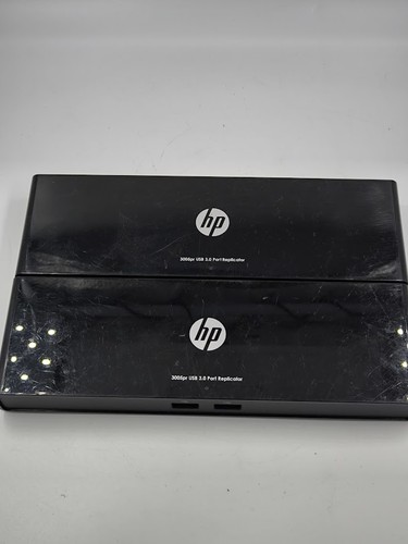 Lot of 2 HP 3005pr USB 3.0 Port Replicator - For Parts
