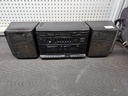 Sanyo MW232LET Stereo Radio Cassette Player  Vintage Dual Cassette Used Working