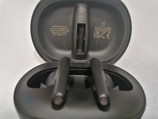 Plantronics F60T Wireless Bluetooth Earbuds Used Working Scratched NoAccessories